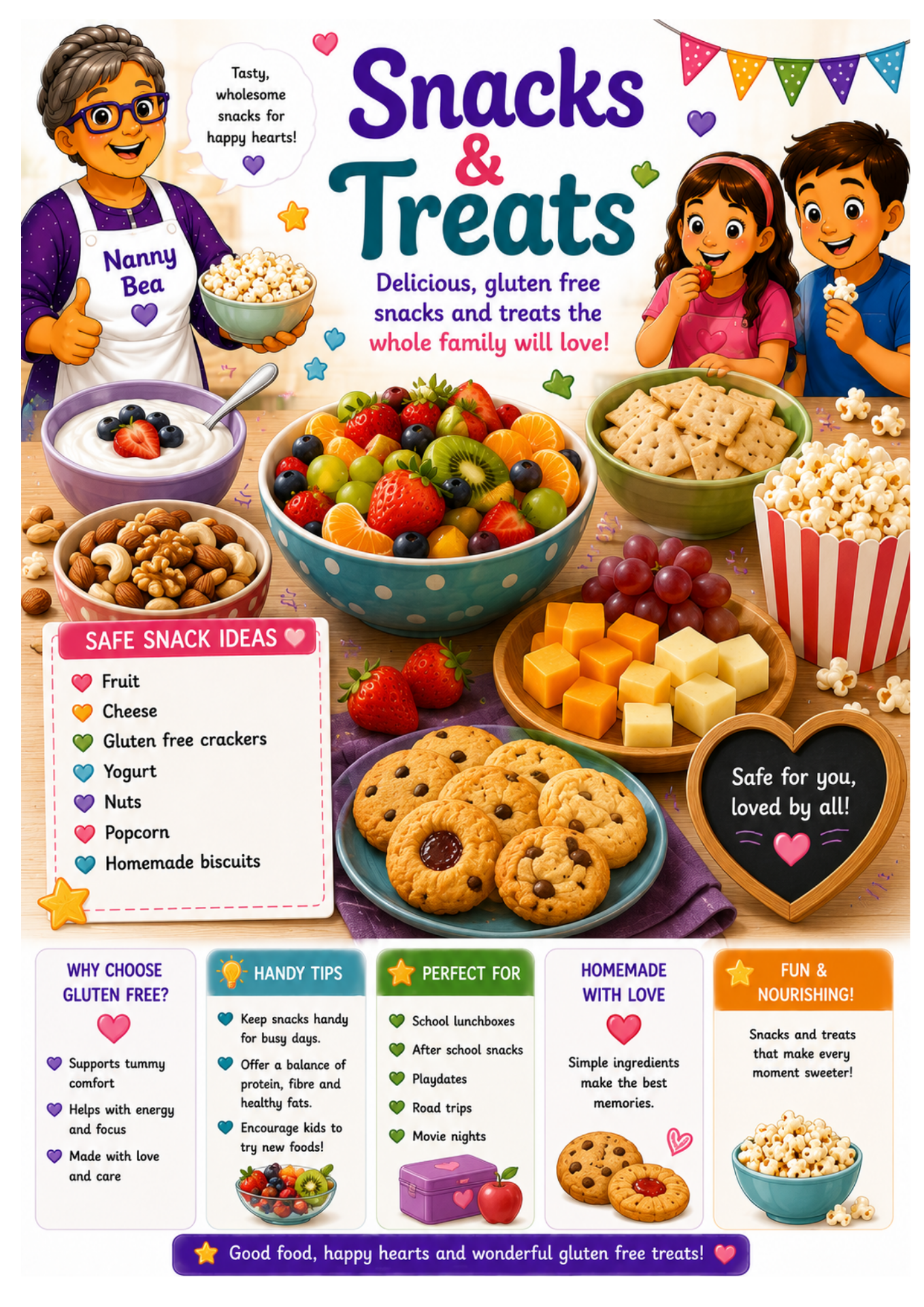Snacks, Treats and Desserts