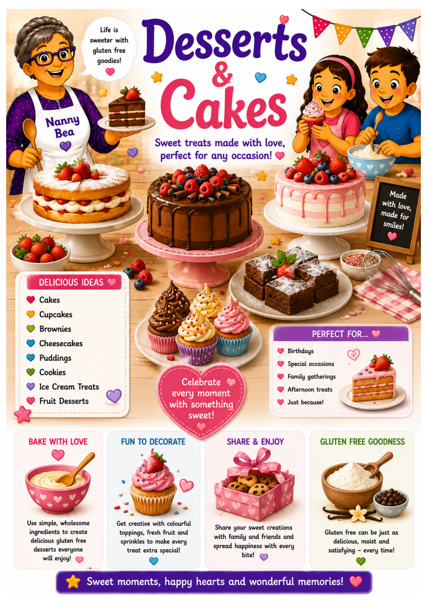 Desserts and Cakes