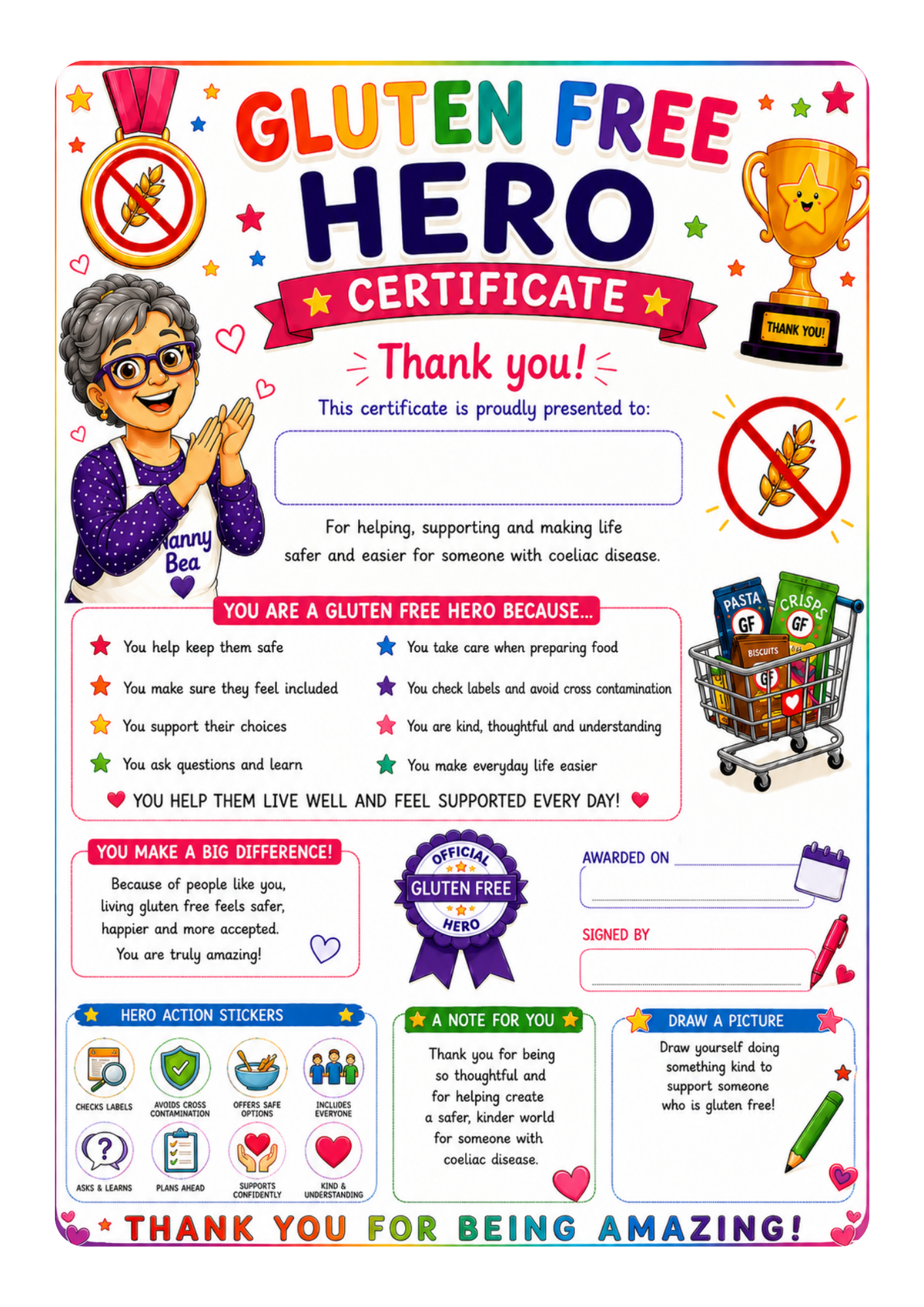 Certificate - Hero