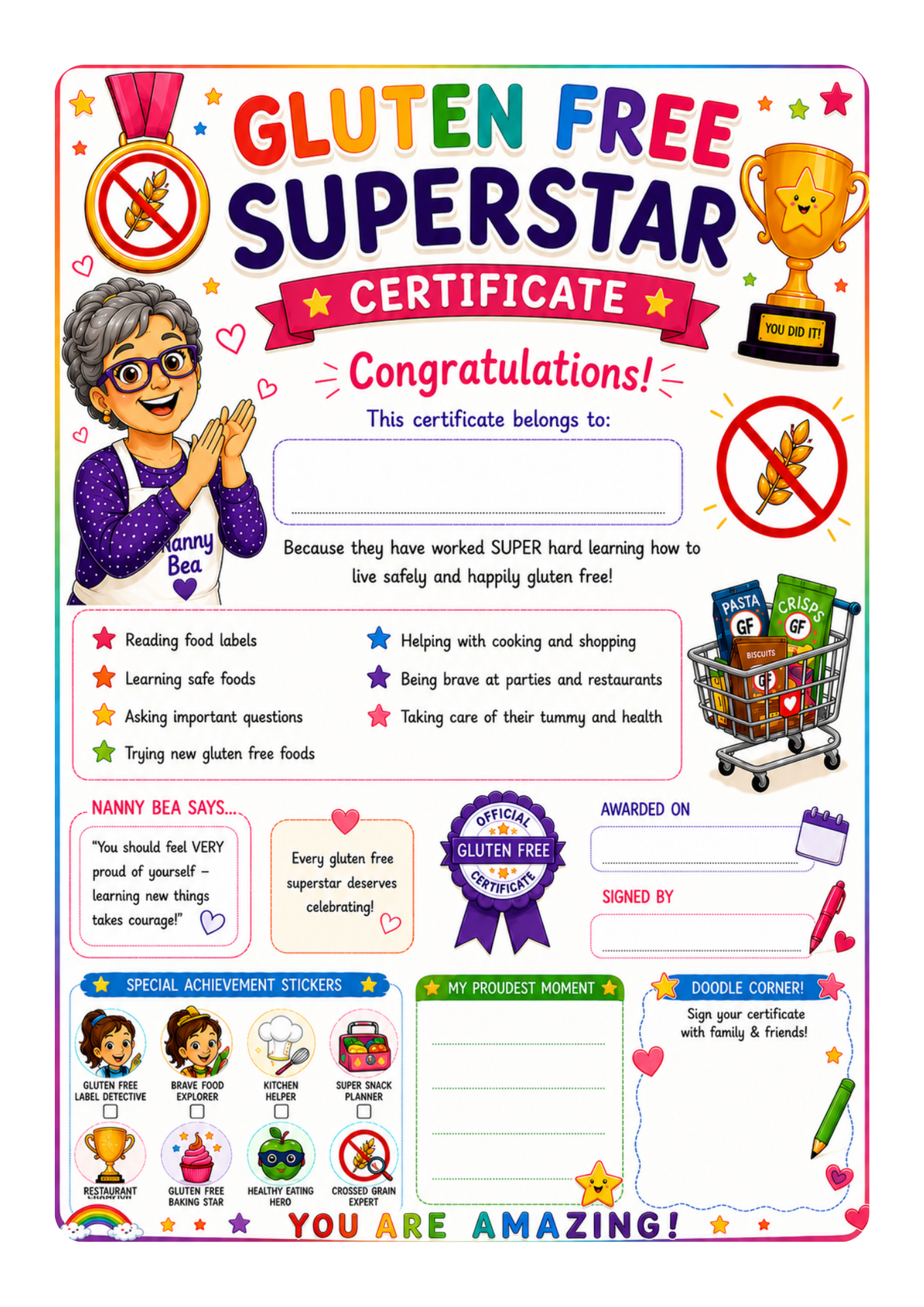 Certificate - Superstar