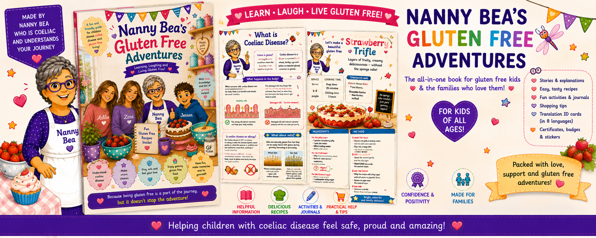 Nanny Bea is Gluten Free - the book is out now