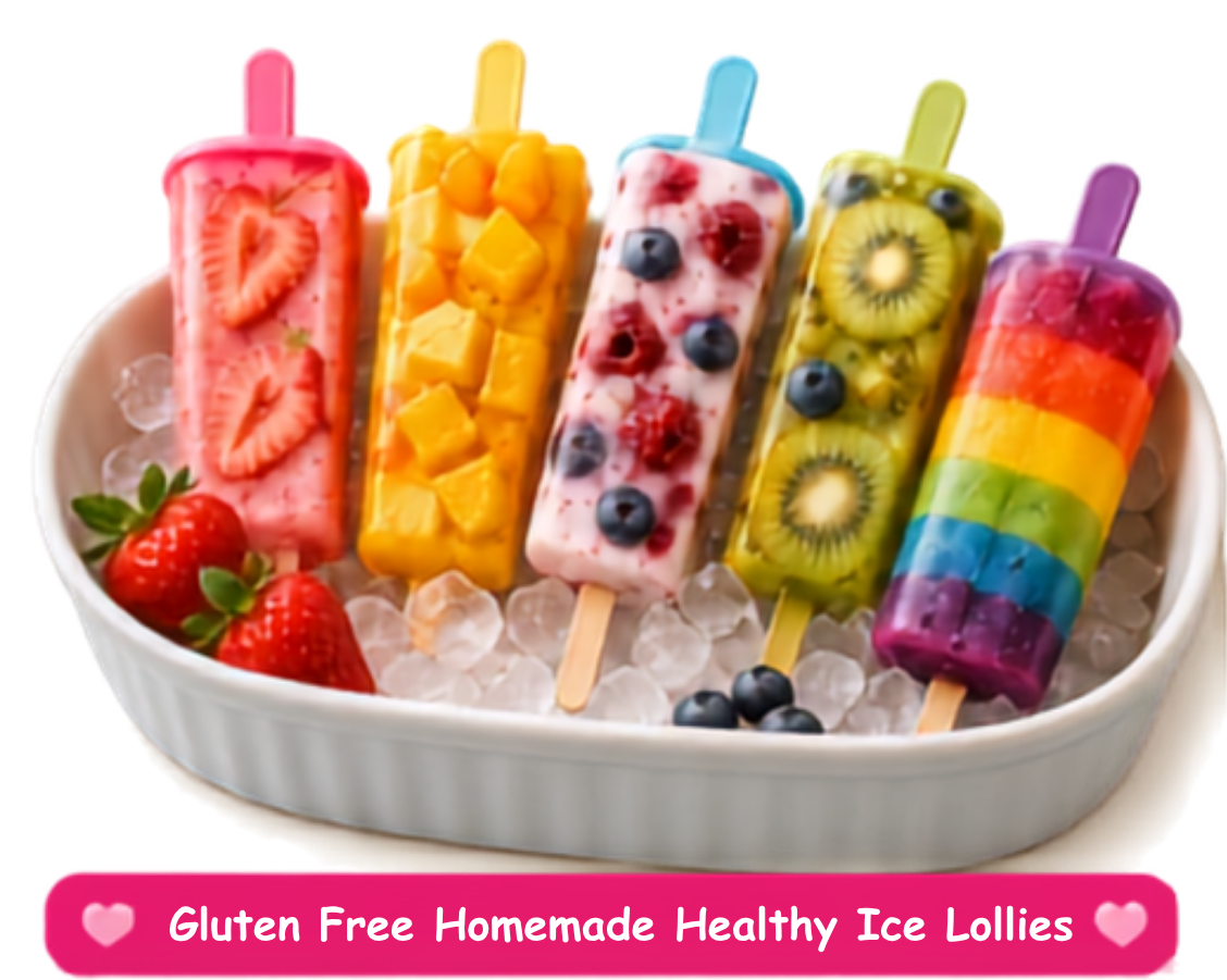 Home Made Healthy Ice Lollies