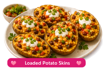 Gluten Free Loaded Potato Skins
