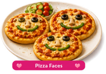 Gluten Free Pizza Faces