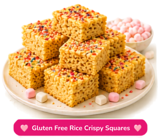 Gluten Free Rice Crispy Squares