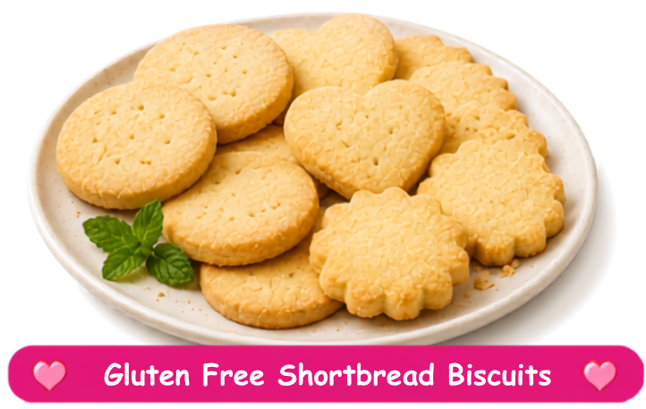 Gluten Free Shortbread Biscuits