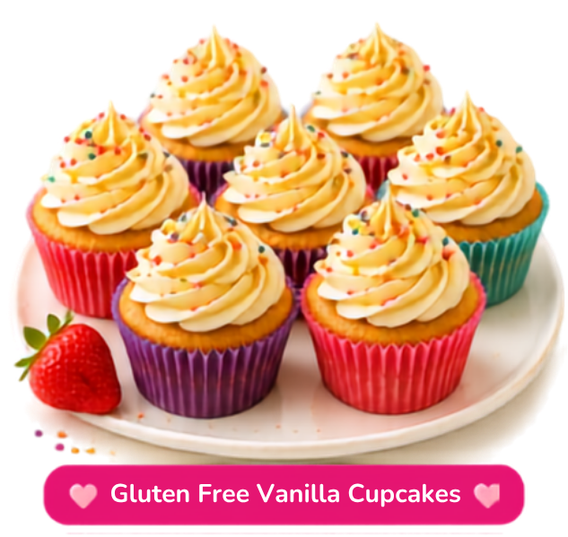 Gluten Free Vanilla Cupcakes