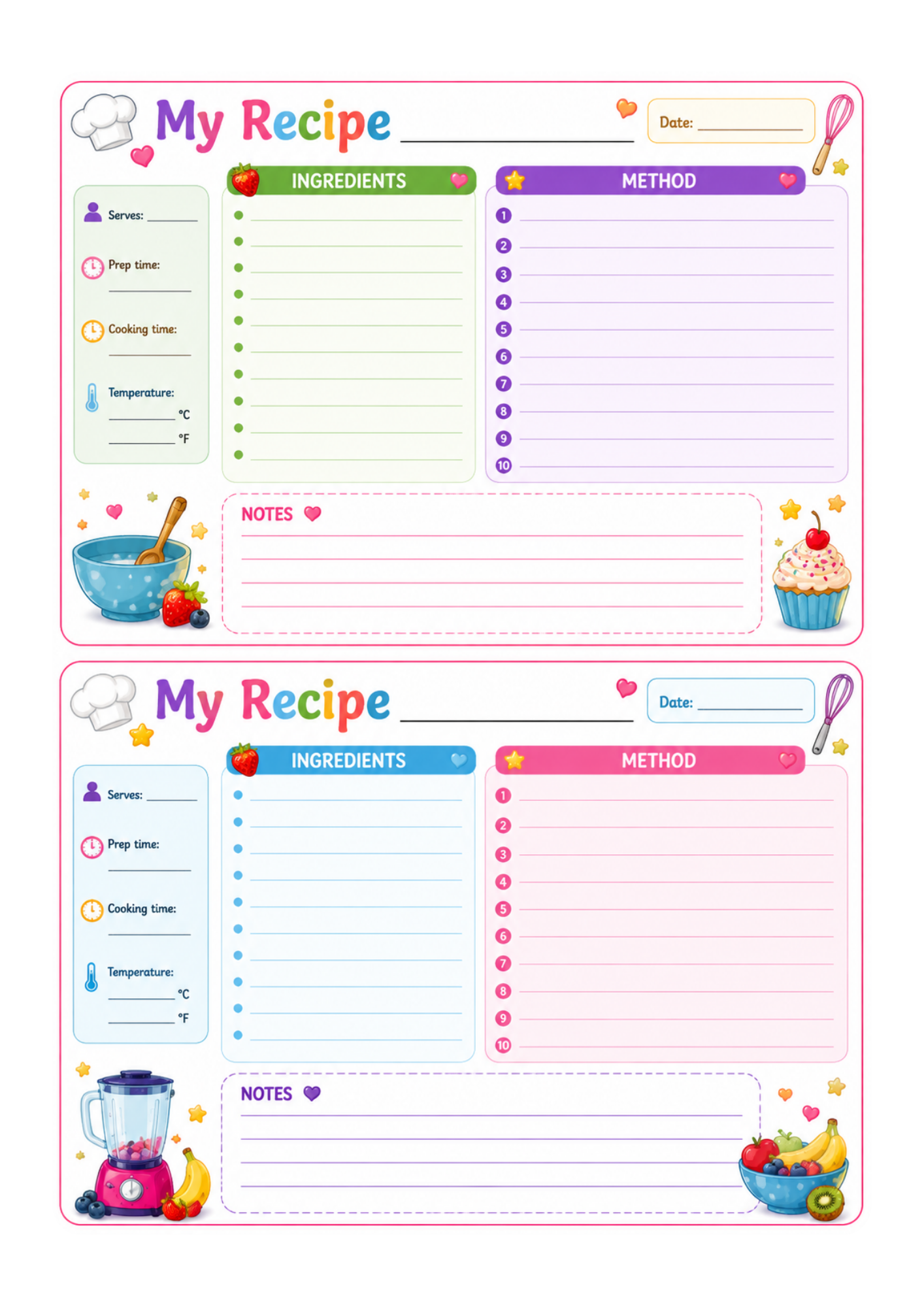 My Recipe Cards