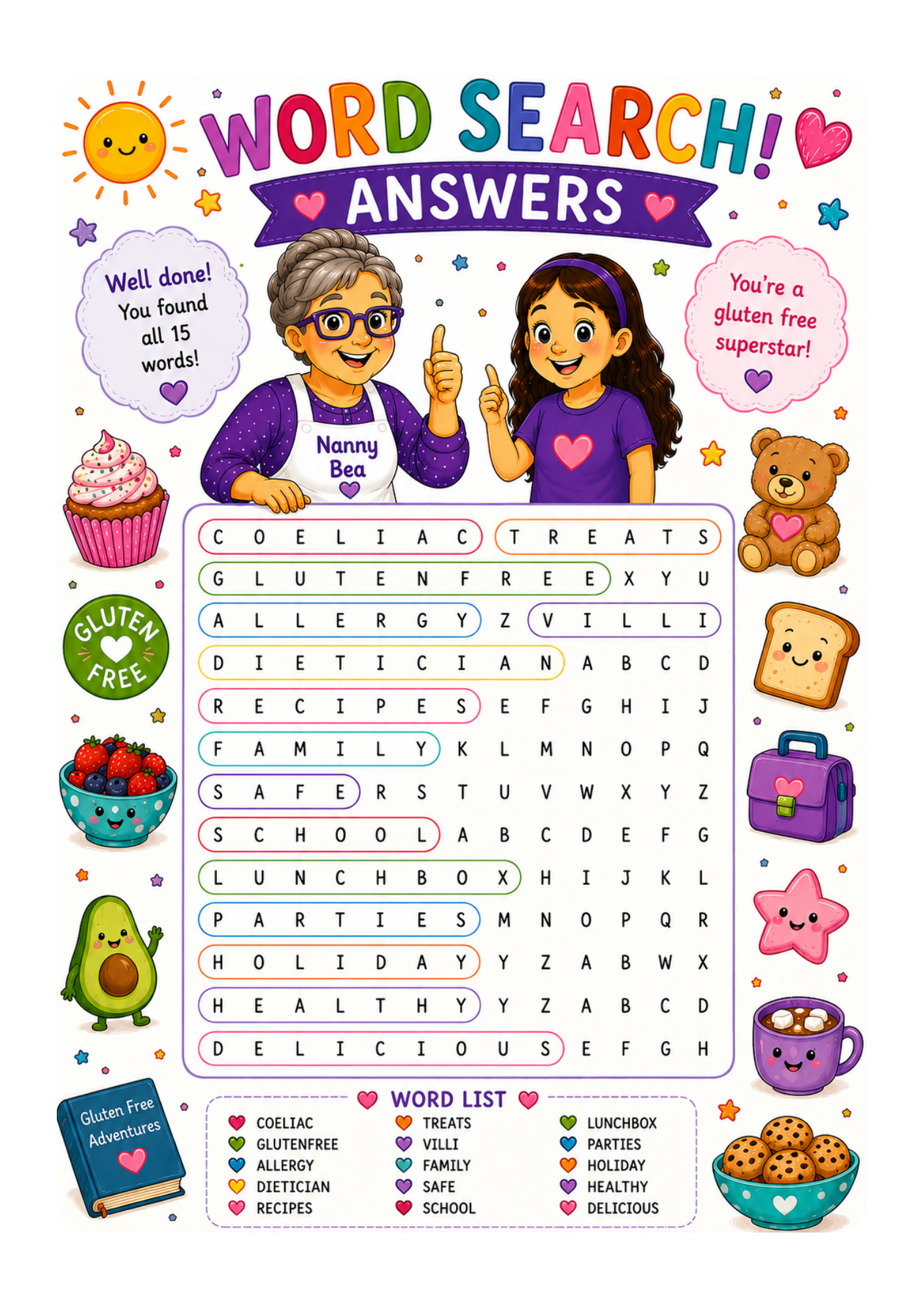 Word Search Answers